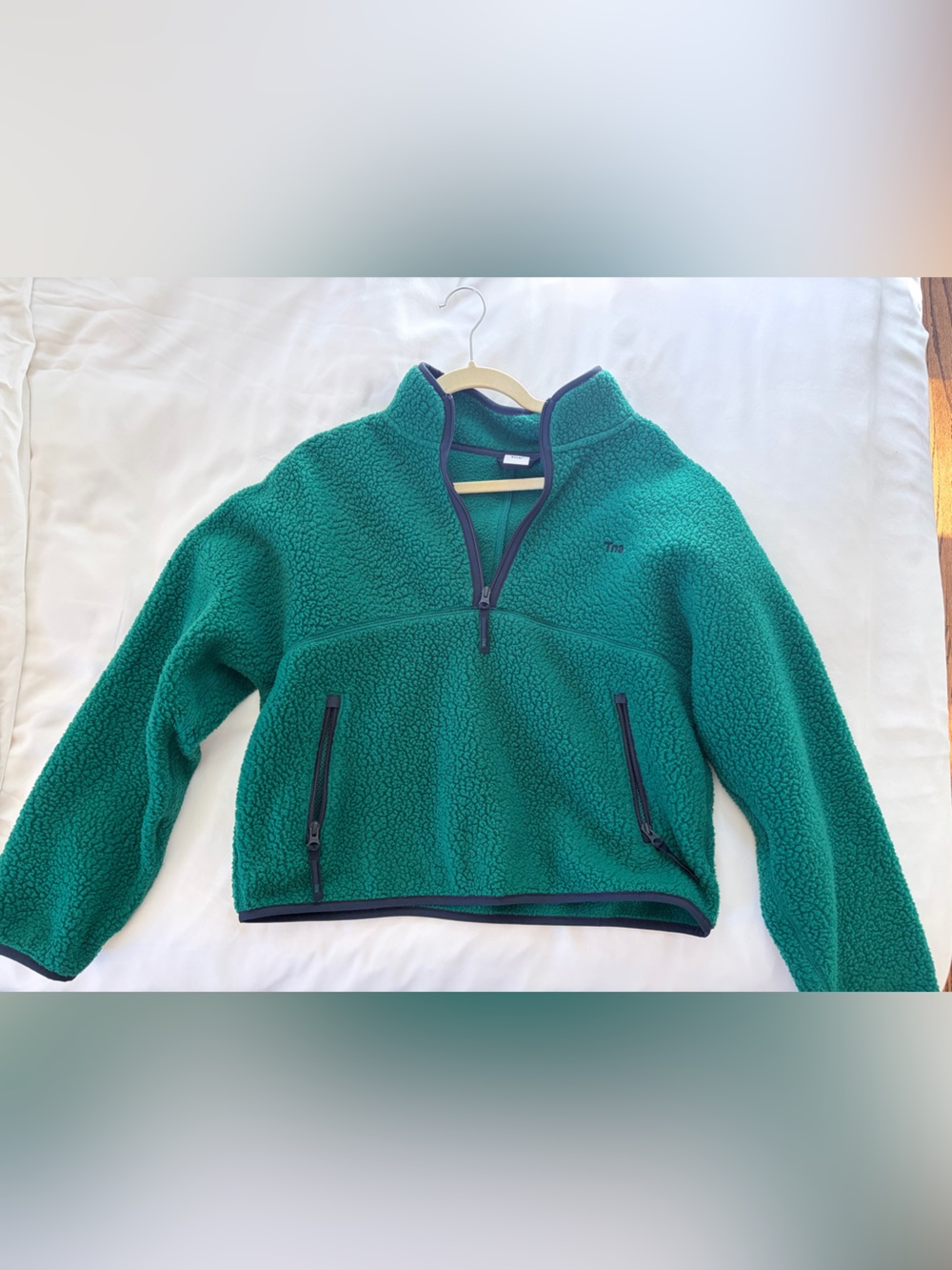 Aritzia TNA Bigfoot Polar 1/2 zip sweater